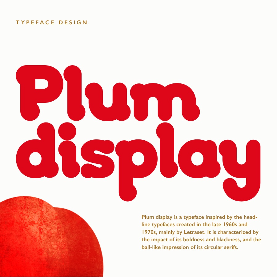 Plum display | 欧文フォント
