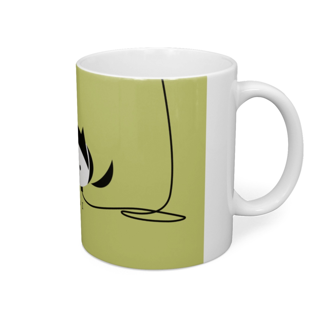 じゅうでんちゅうのいぬマグカップ