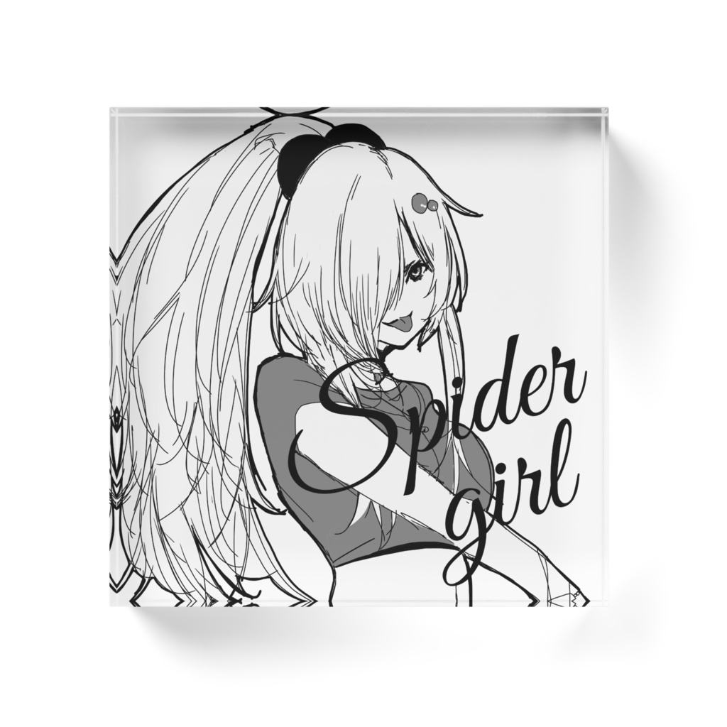 ささがにえんものアクリルブロック