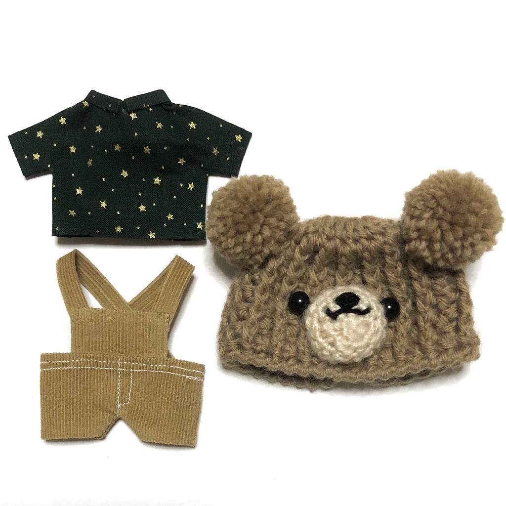 クマさんニット帽セット
