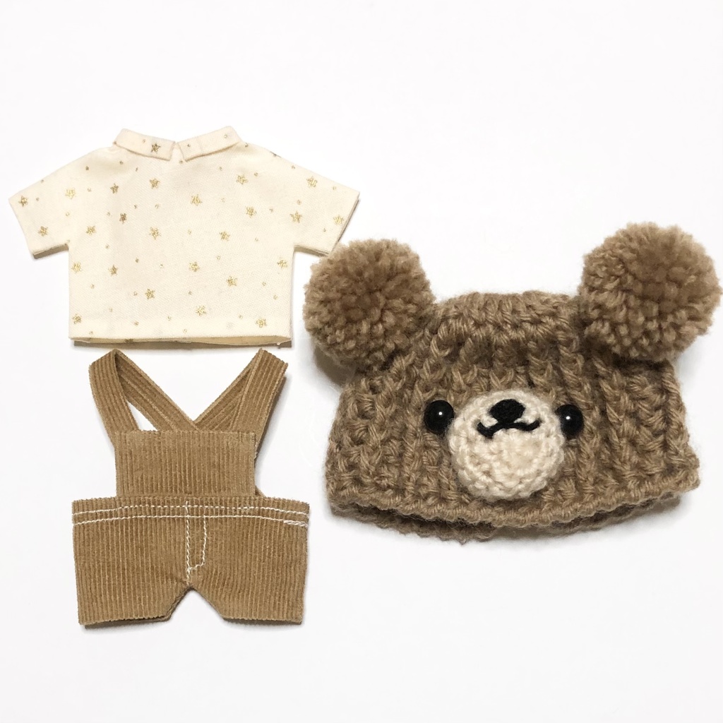 クマさんニット帽セット