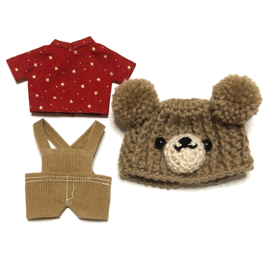 クマさんニット帽セット