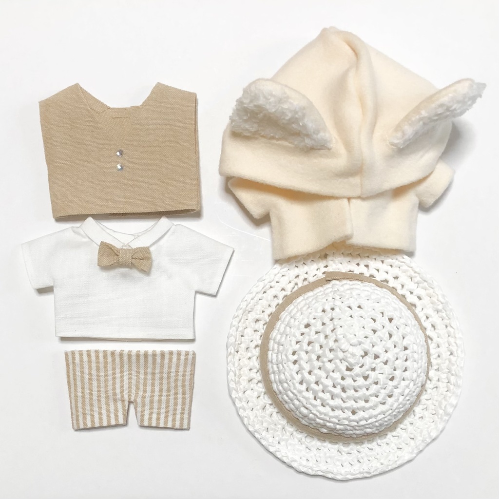 クマさんパーカー　ベージュ