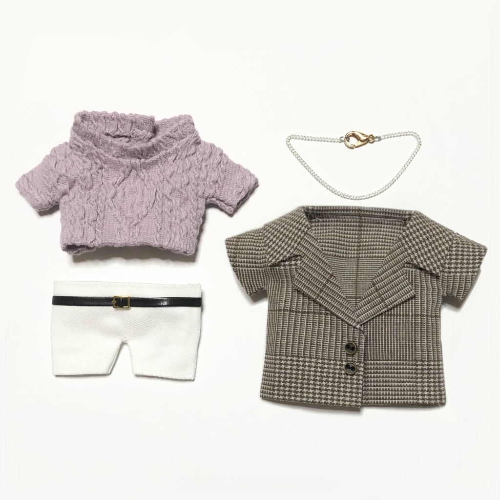 ぬい服 ロングコートセット