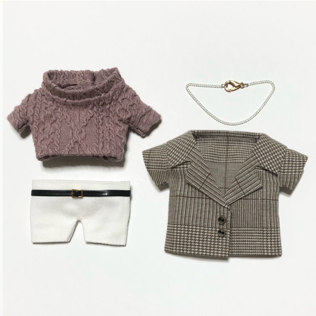 ぬい服 ロングコートセット