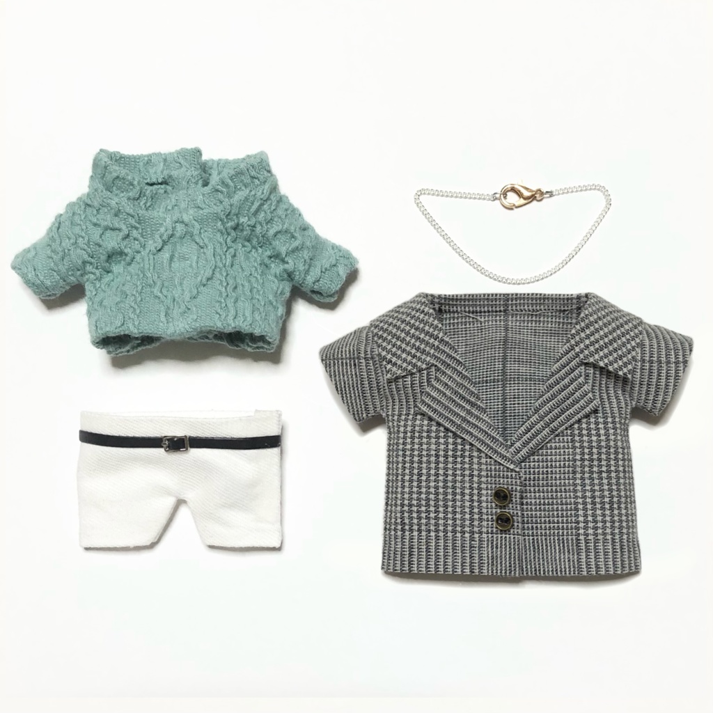 ぬい服 ロングコートセット