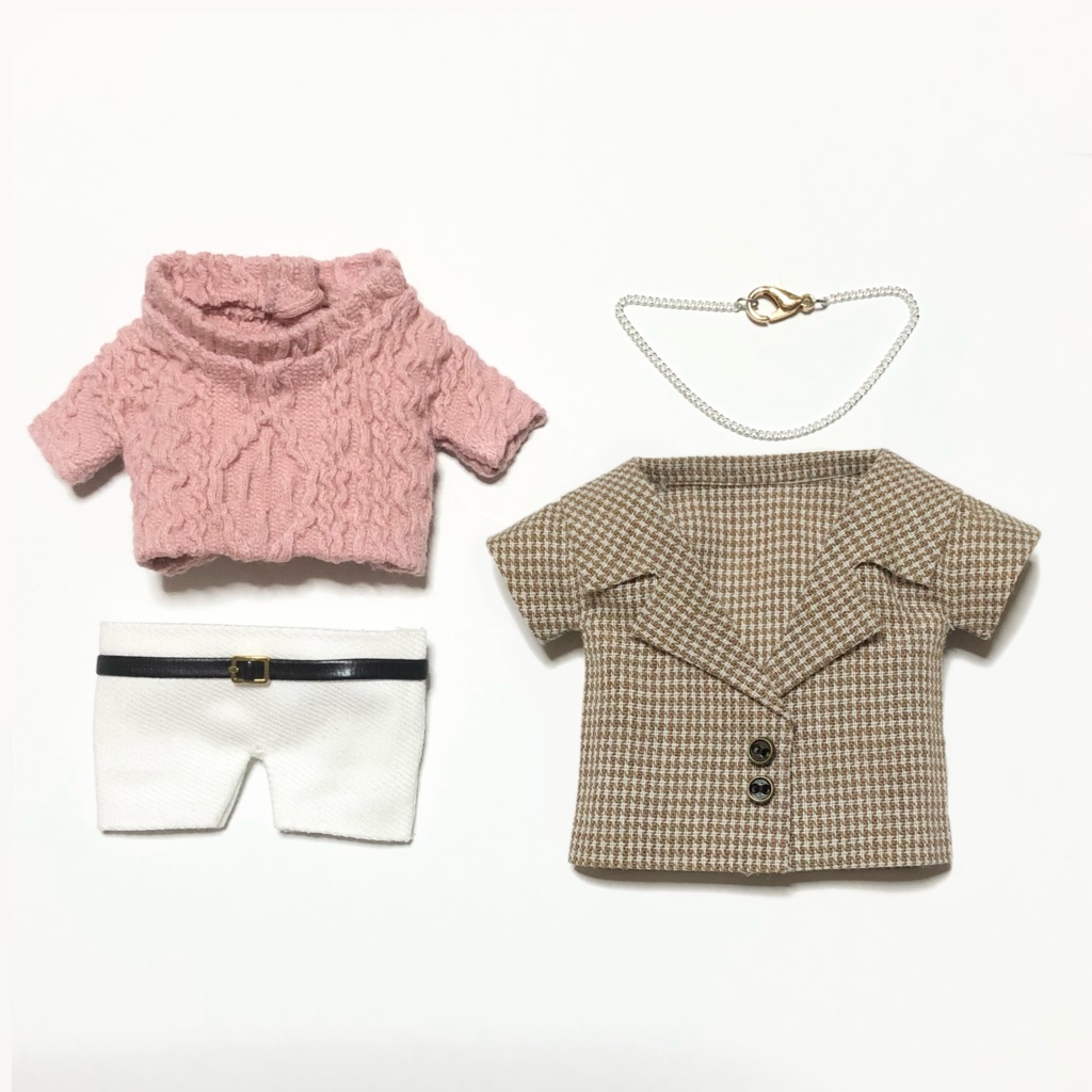 ぬい服 ロングコートセット