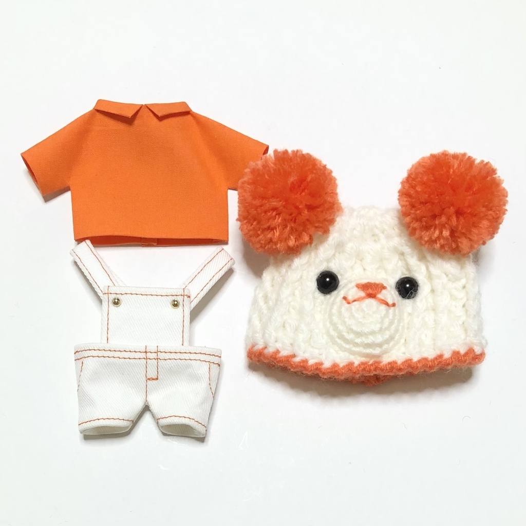 シロクマさんニット帽セット①