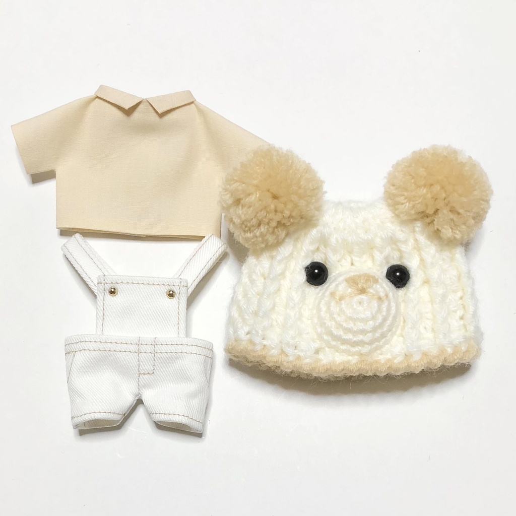 シロクマさんニット帽セット①