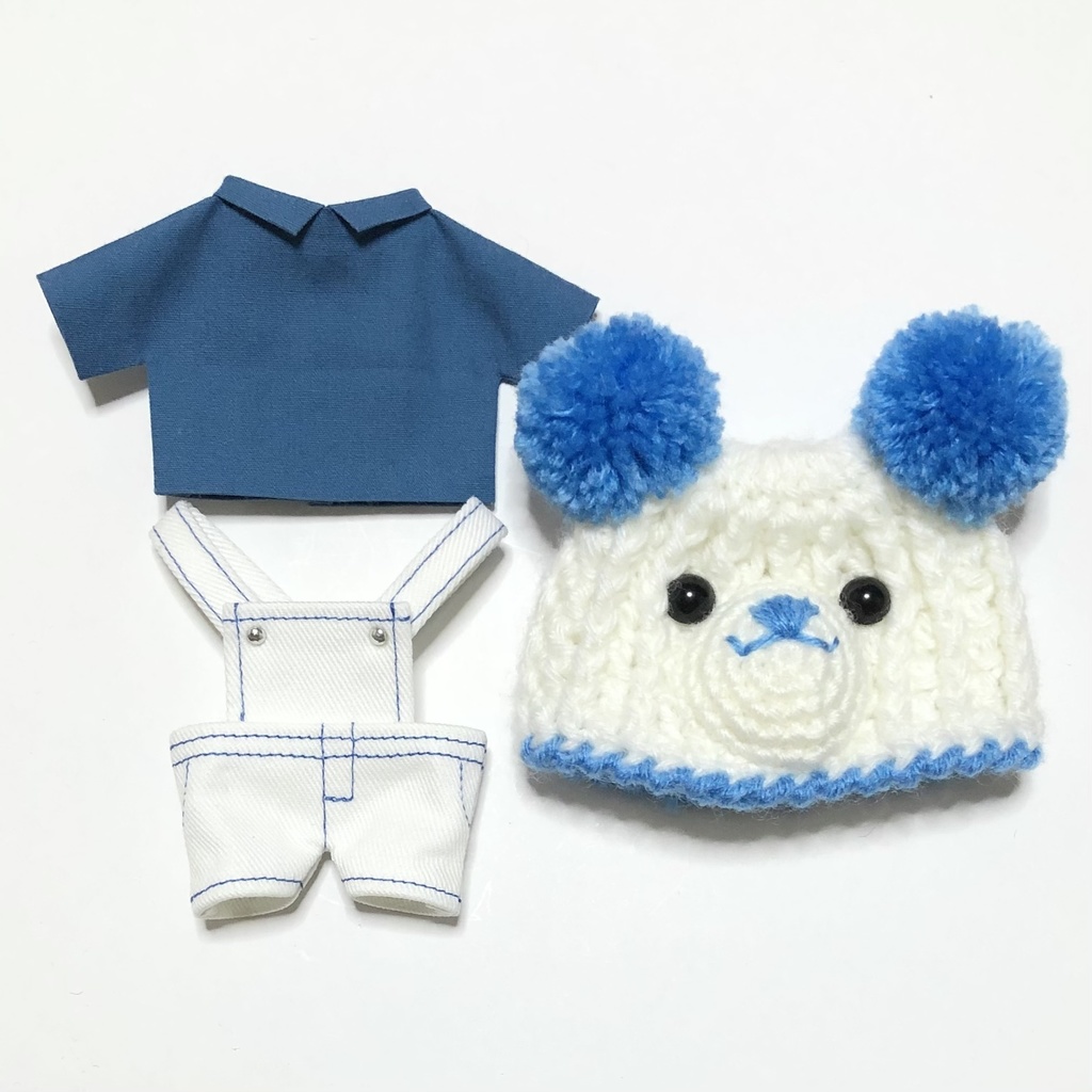 シロクマさんニット帽セット②