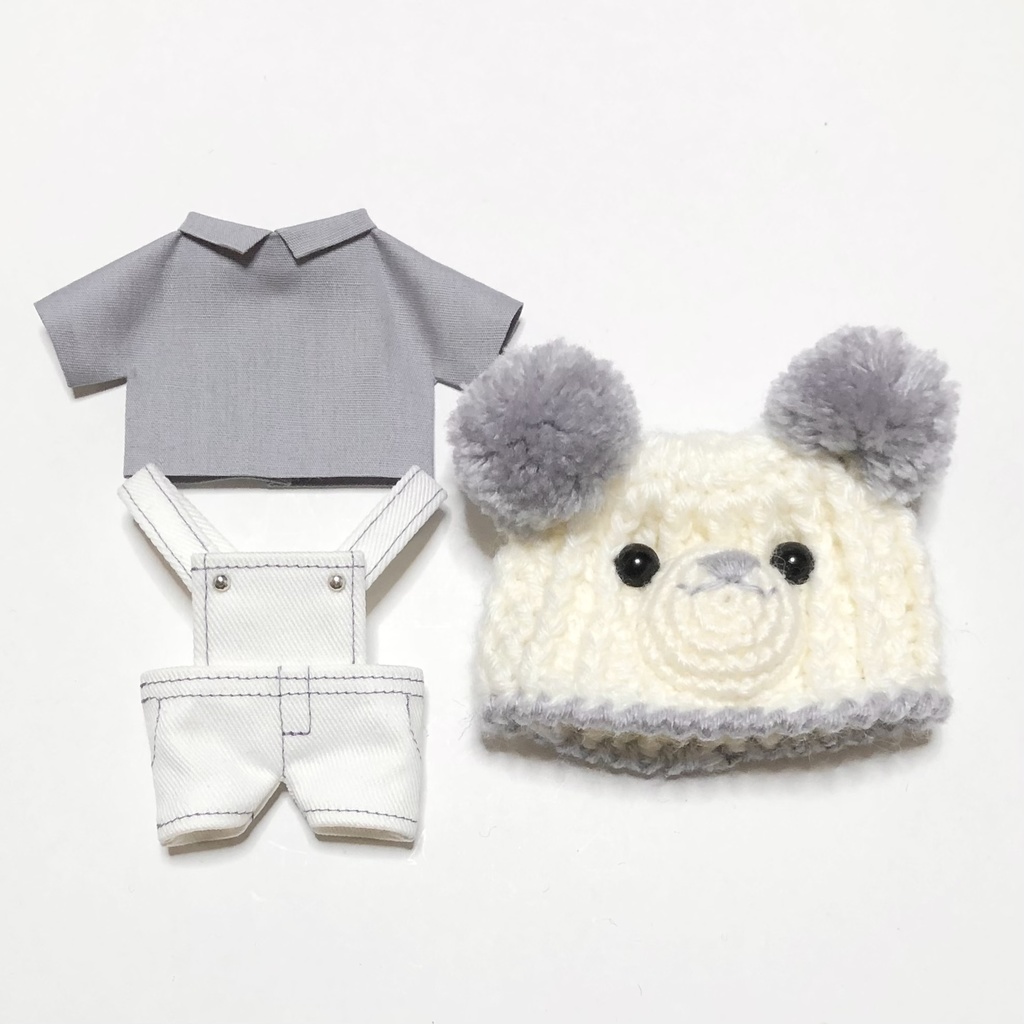 シロクマさんニット帽セット②