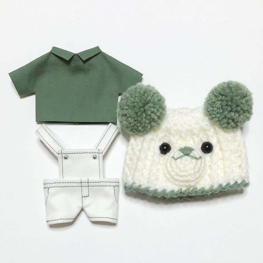 シロクマさんニット帽セット②