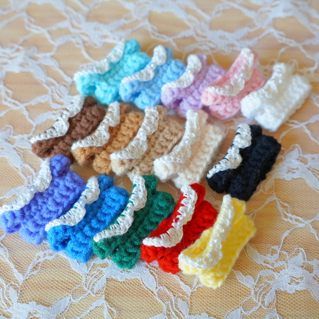 8cm用ぬい服 くま帽子&サロペット