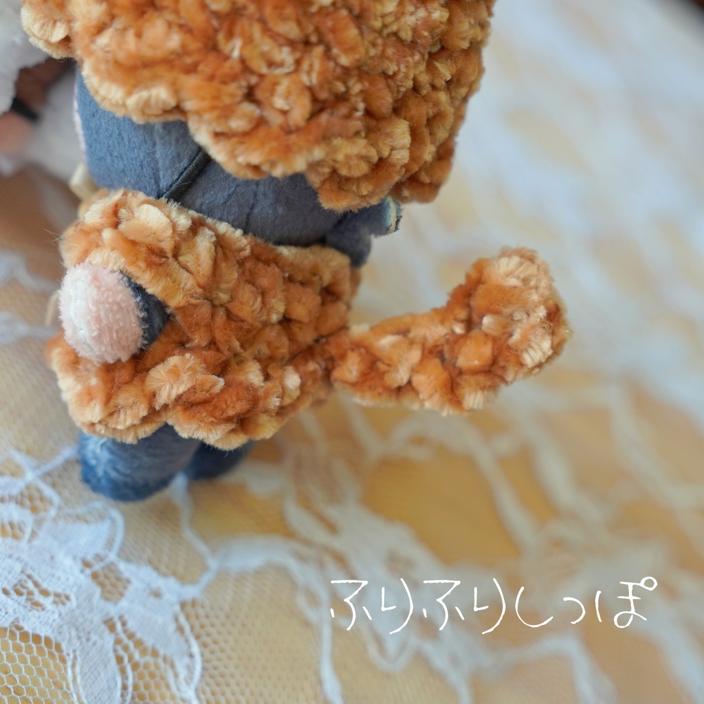 8cm用ぬい服 モコモコいぬセット