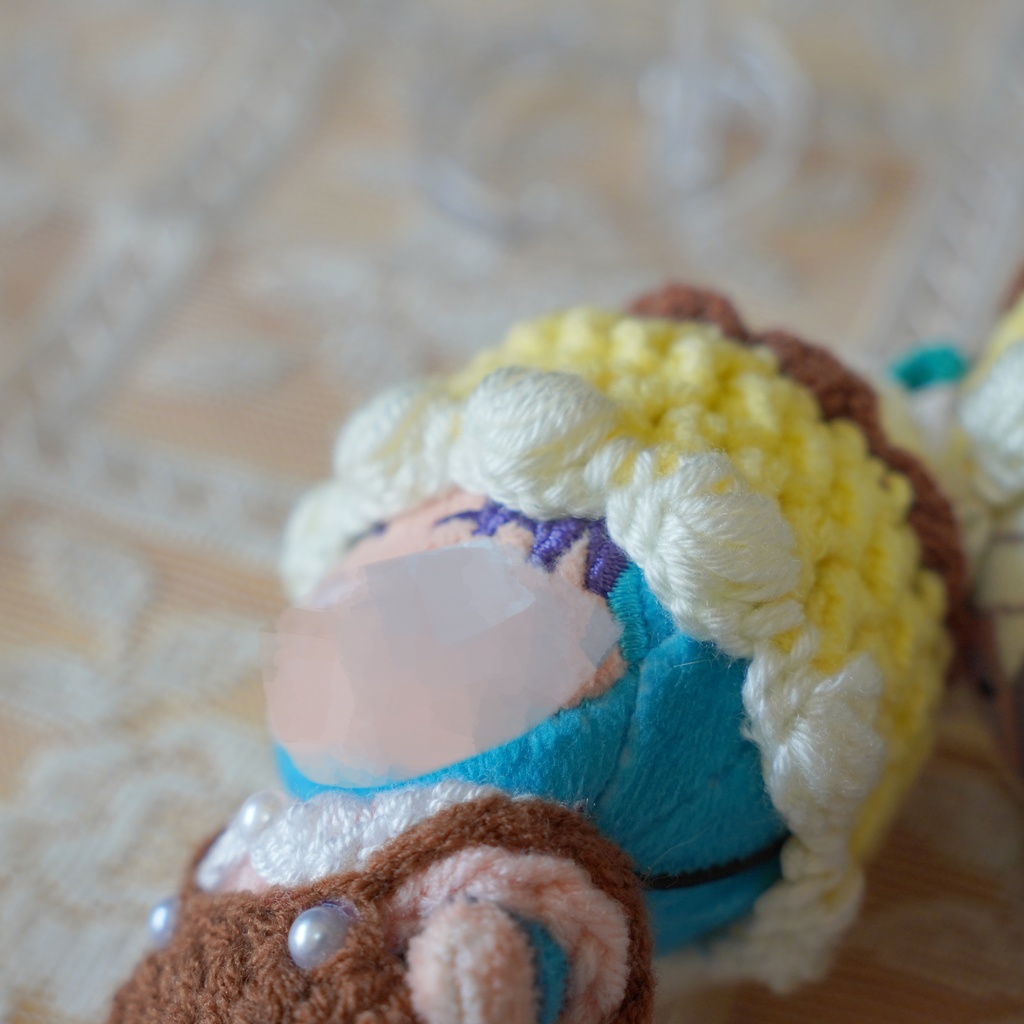 8cm用 ぬい服 レトロプリン帽子