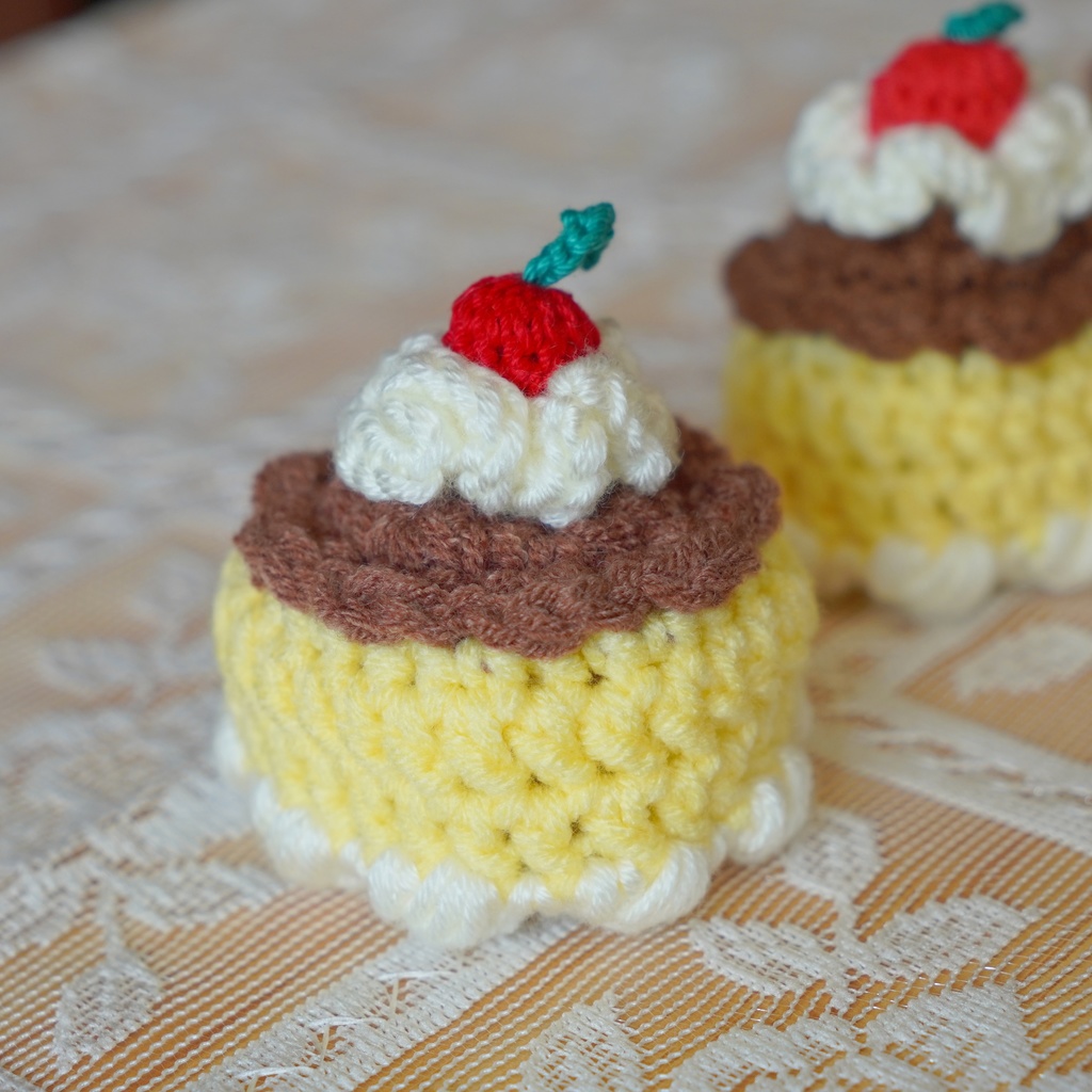 8cm用 ぬい服 レトロプリン帽子