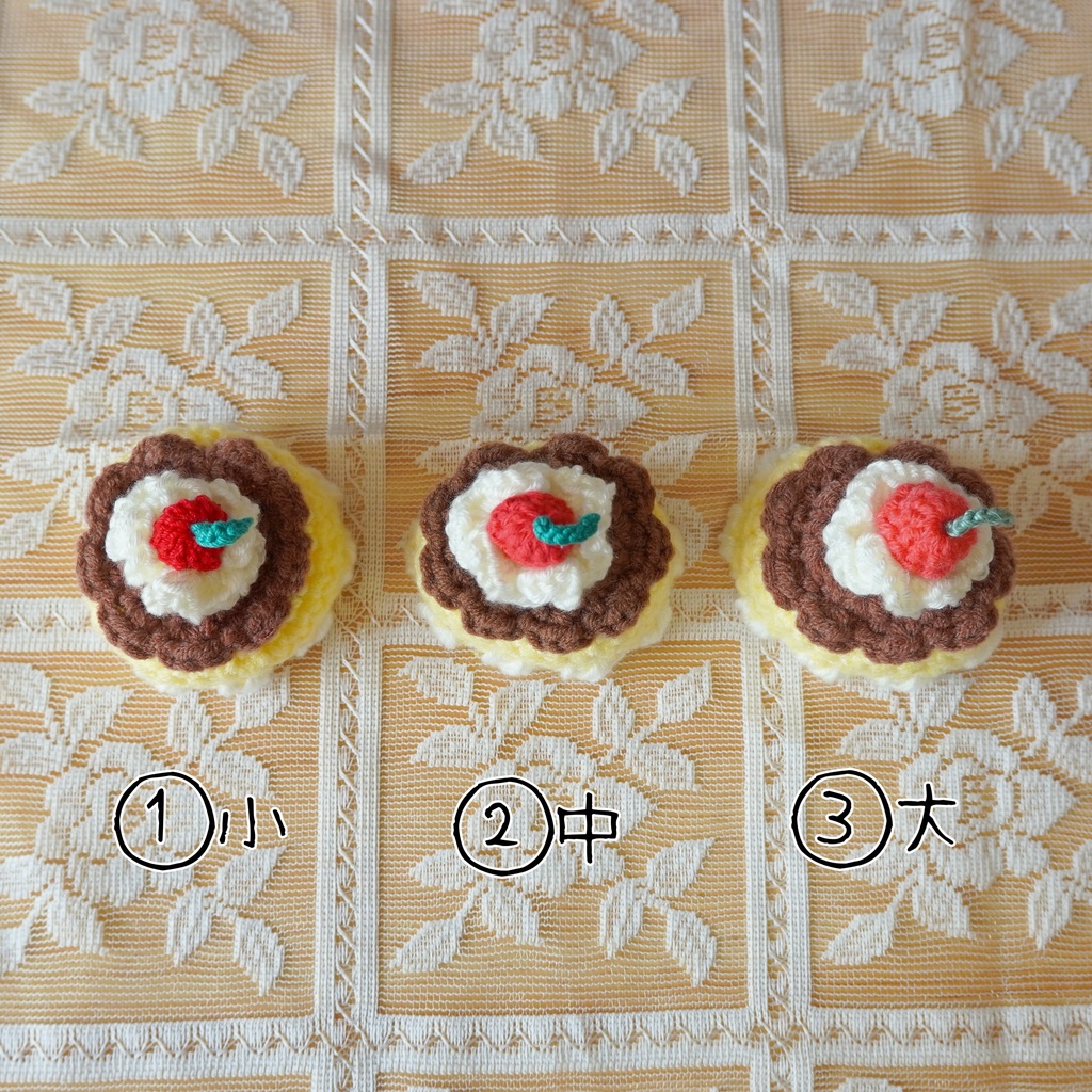 8cm用 ぬい服 レトロプリン帽子