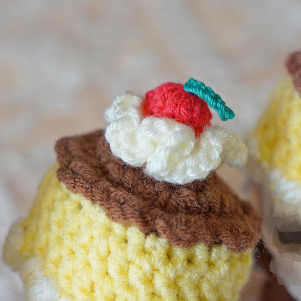 8cm用 ぬい服 レトロプリン帽子