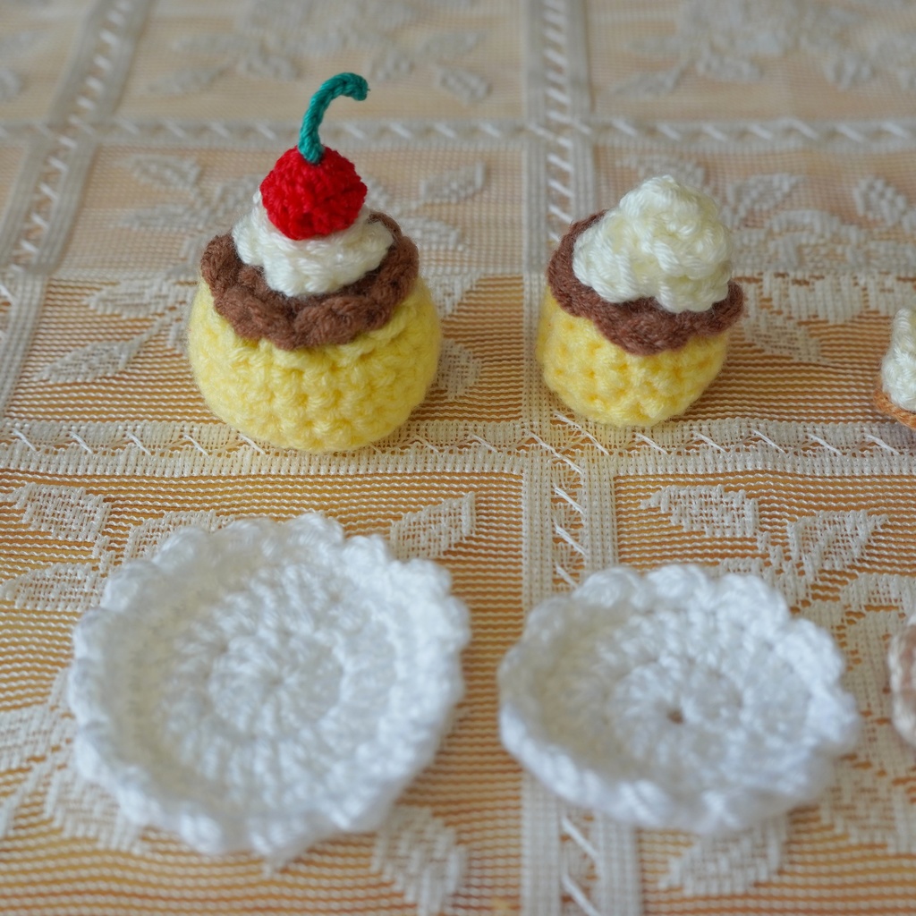 ぬい用カフェタイム スイーツ お皿付き