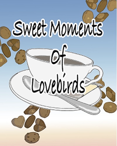 sweet moments of lovebirds