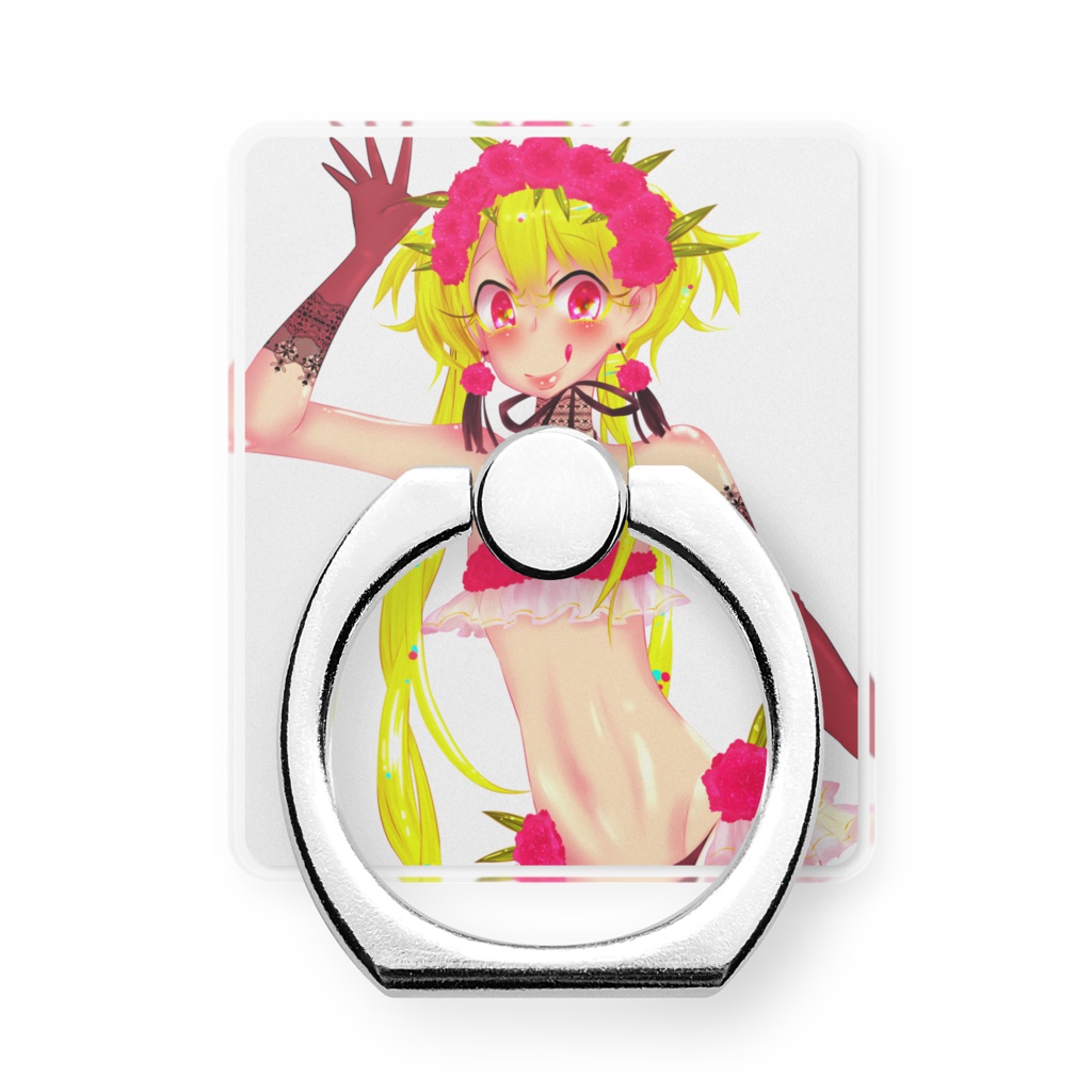 夾竹桃のキョウちゃんスマホリング