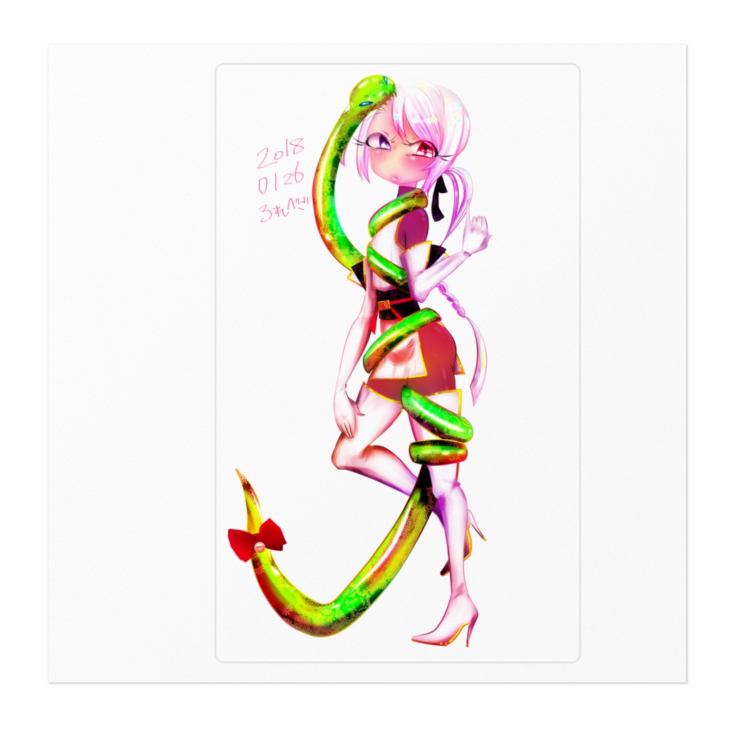 ミズチ君ステッカー