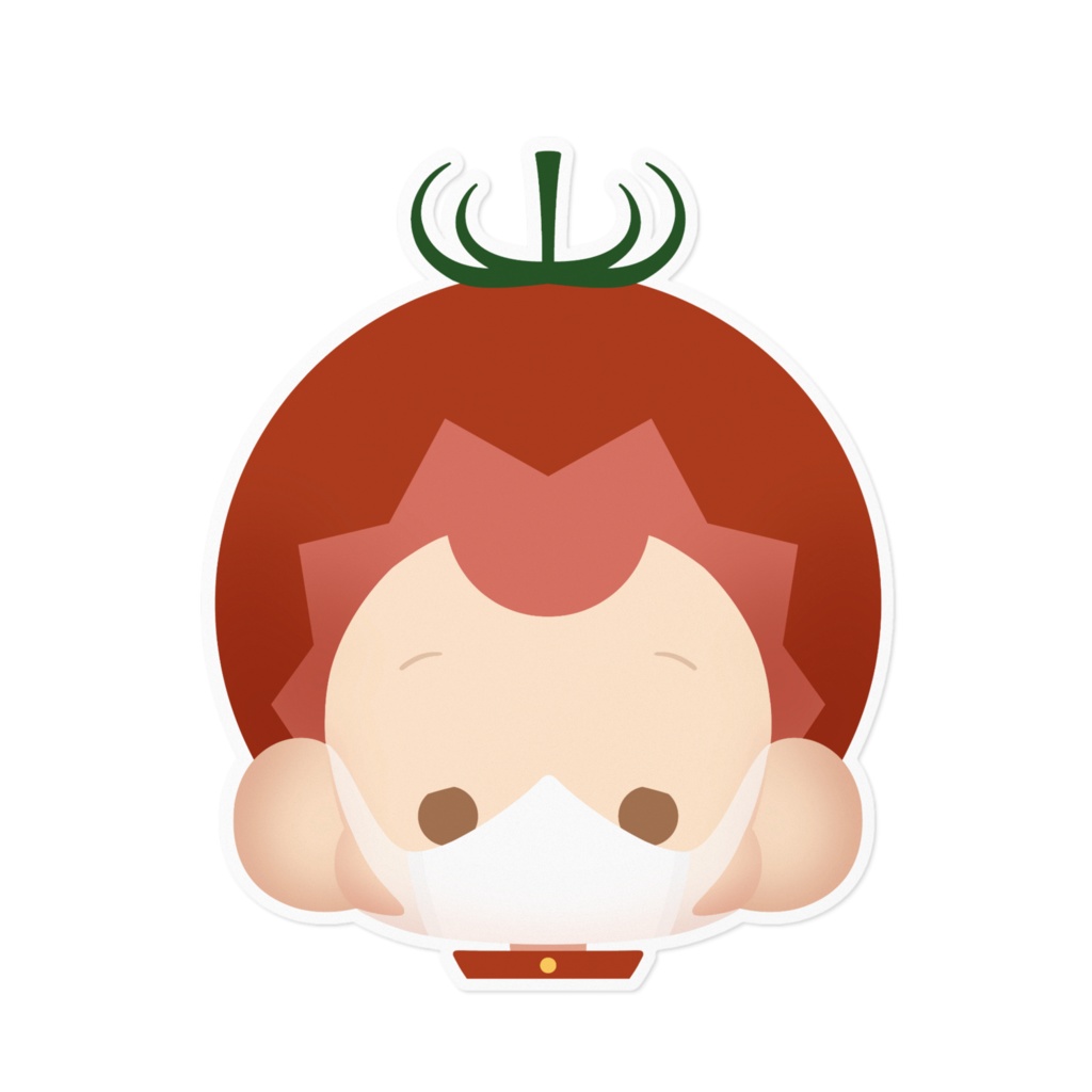 マスク、なステッカー。