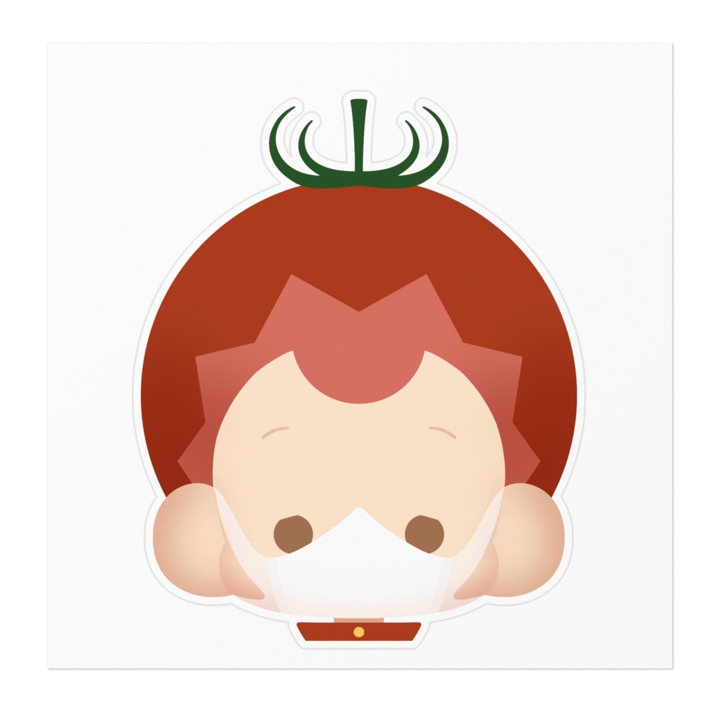 マスク、なステッカー。