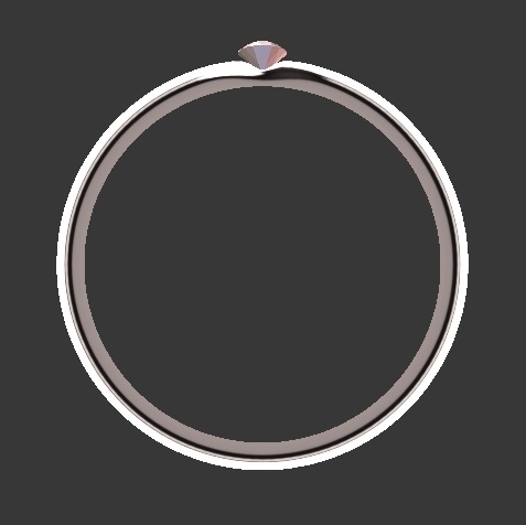 【VRChat】simplering【3Dモデル】