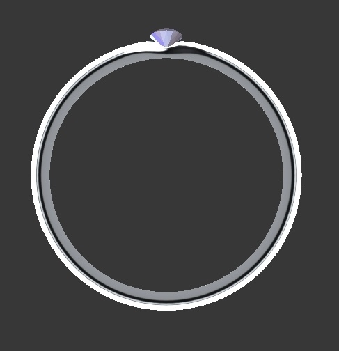 【VRChat】simplering【3Dモデル】