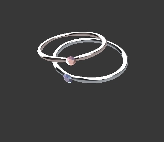 【VRChat】simplering【3Dモデル】