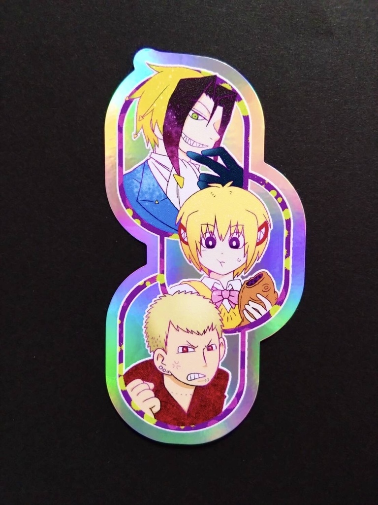 魔人探偵脳噛ネウロ 桂木弥子探偵事務所スマホホロステッカー