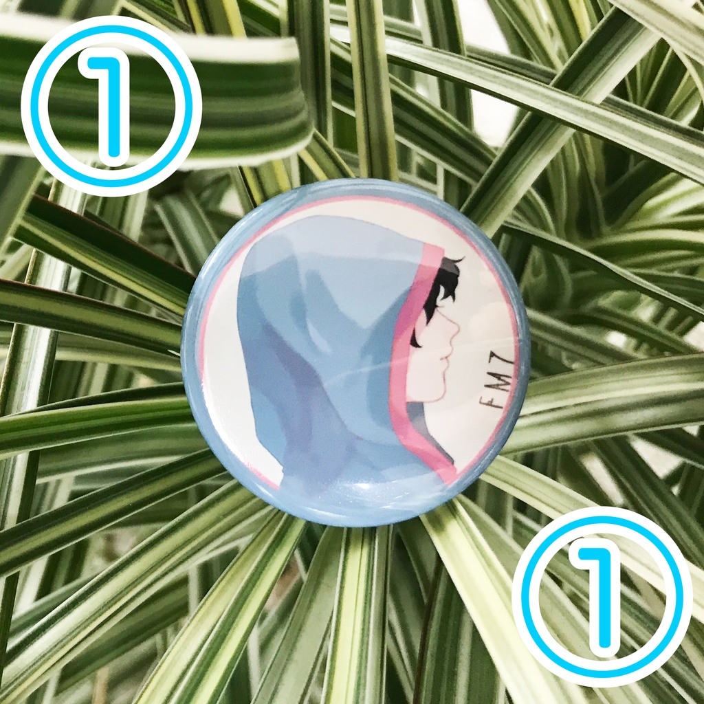 ふむ オリジナル 缶バッジ