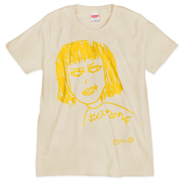 ふむ オリジナルTシャツ ボイスの中の女