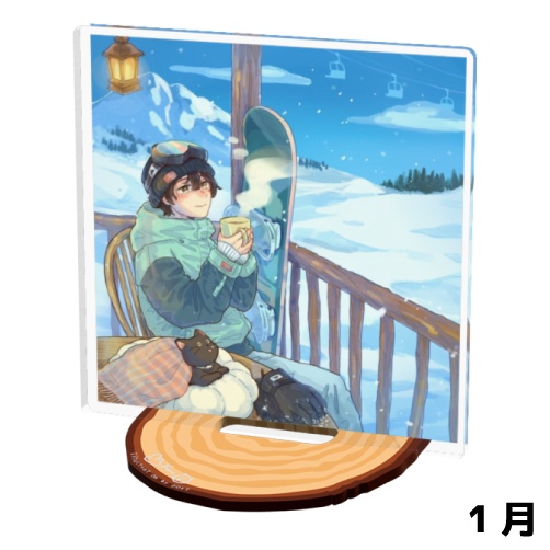 ふむ オリジナル アクリルスタンド ふむとねこの日常 2024