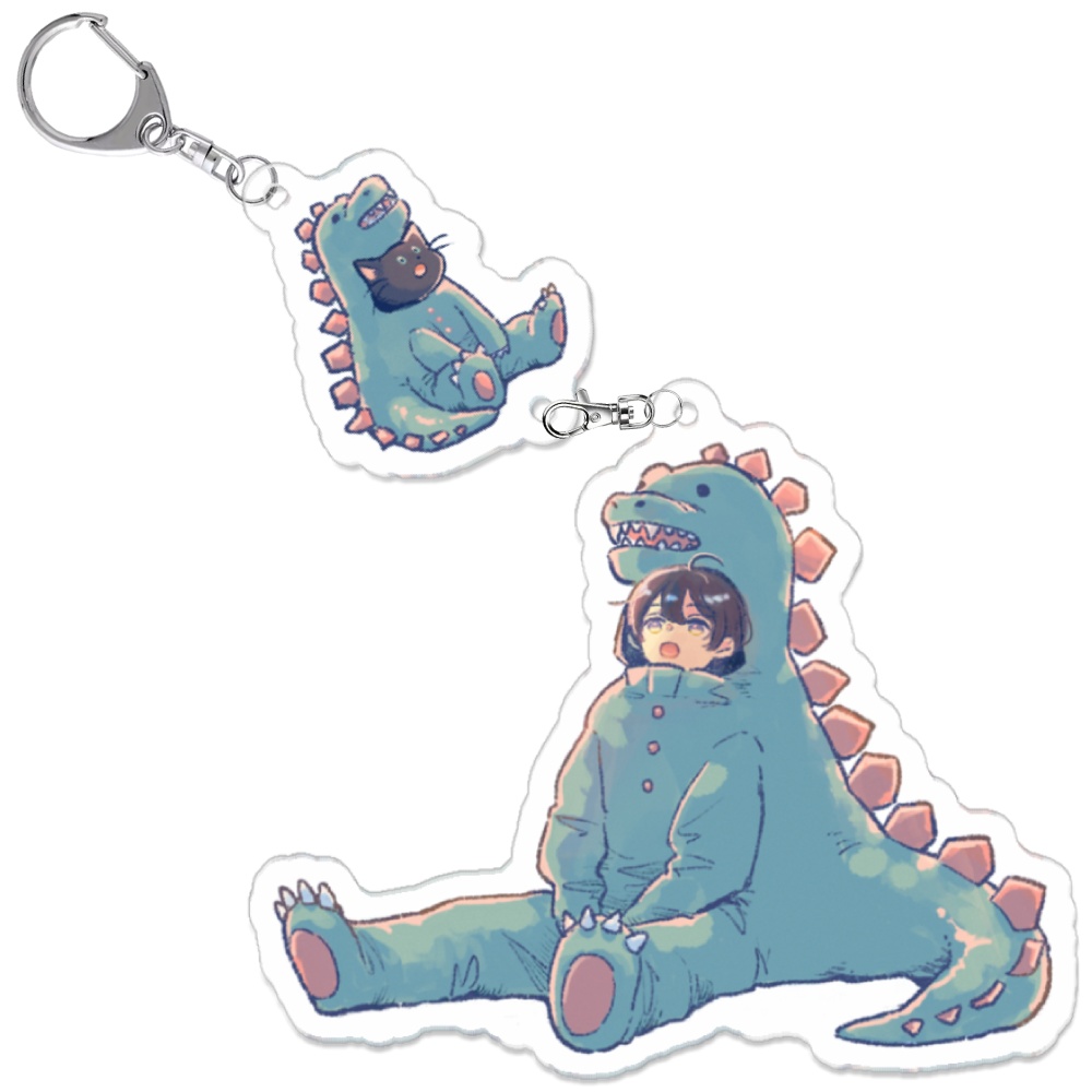 ふむ　オリジナル　アクリルキーホルダー　怪獣ver.