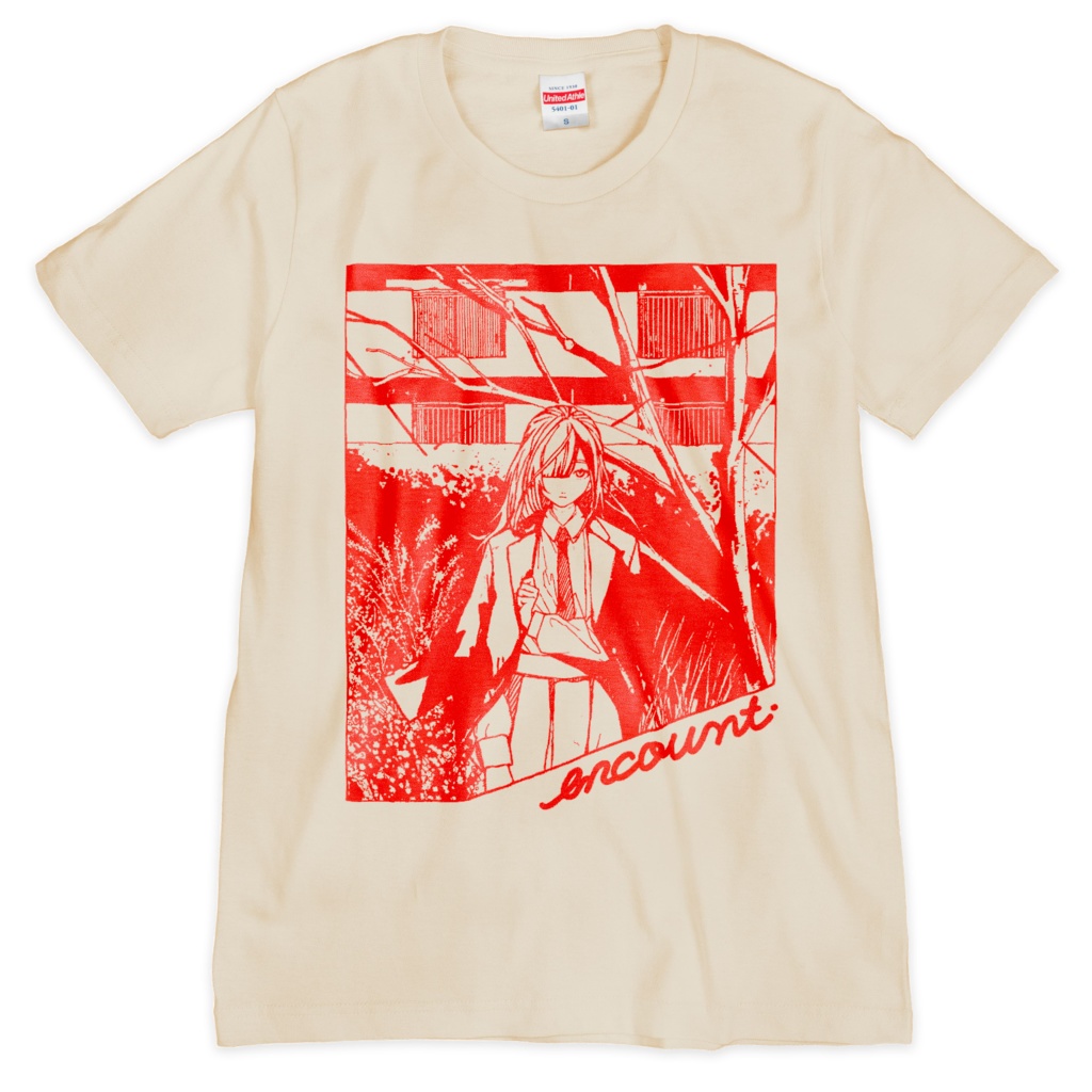 シルクスクリーンTシャツ「共存」