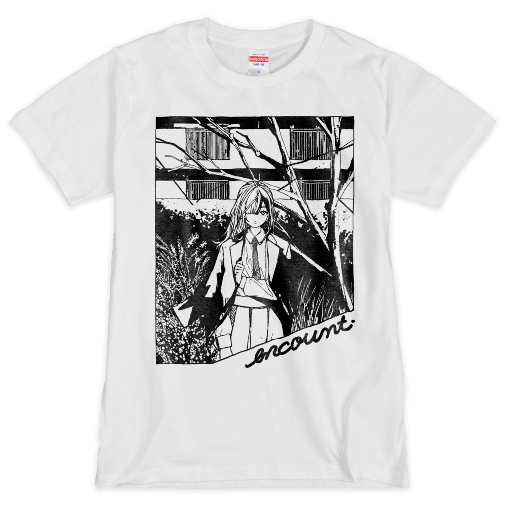 シルクスクリーンTシャツ「共存」