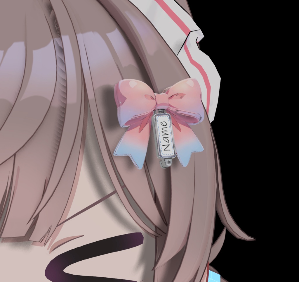 VRChat decorative bow name tag/vrchat装饰蝴蝶结名牌