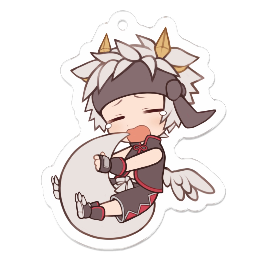 アクリルキーホルダー - 少年フォームウロボロスマーク風2