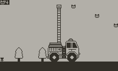 Playdate向け消防車ゲーム