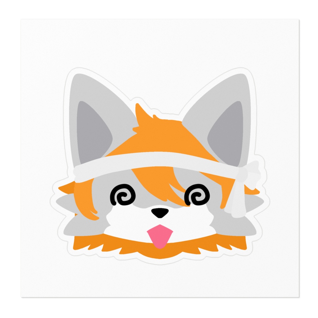 サンセットのステッカー(ぐるぐる)