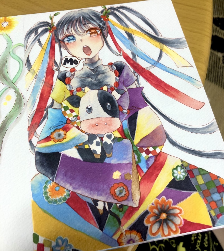 コピック原画 うしどし なみだばけっと Booth コピック原画 うしどし なみだばけっと Booth