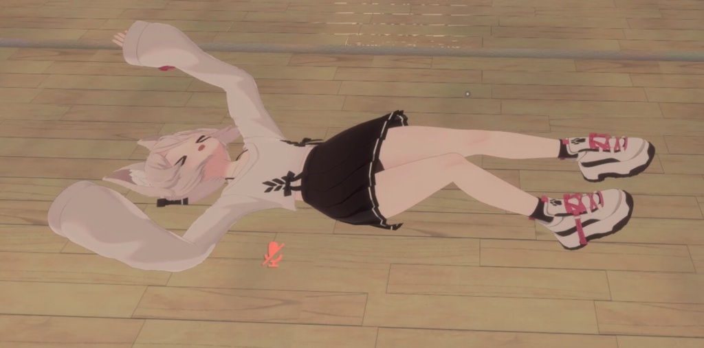 【Unity/VRChat】Lying on the ground and pampering animation