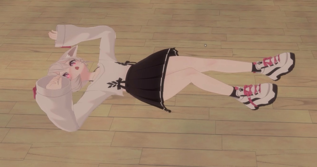 【Unity/VRChat】Lying on the ground and pampering animation
