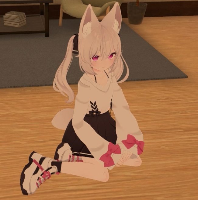 【Unity/VRChat】Girls' sitting position animation