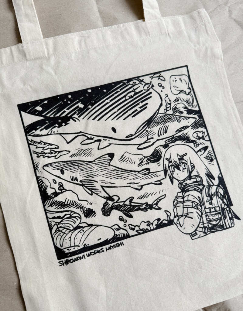 トートバッグ(サメ)