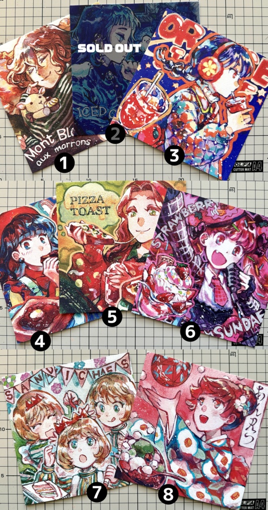 正方形ポストカード