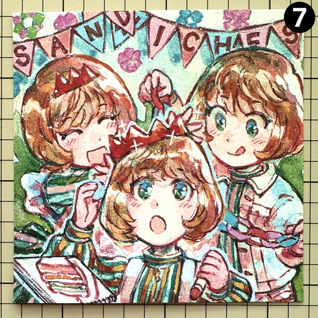 正方形ポストカード