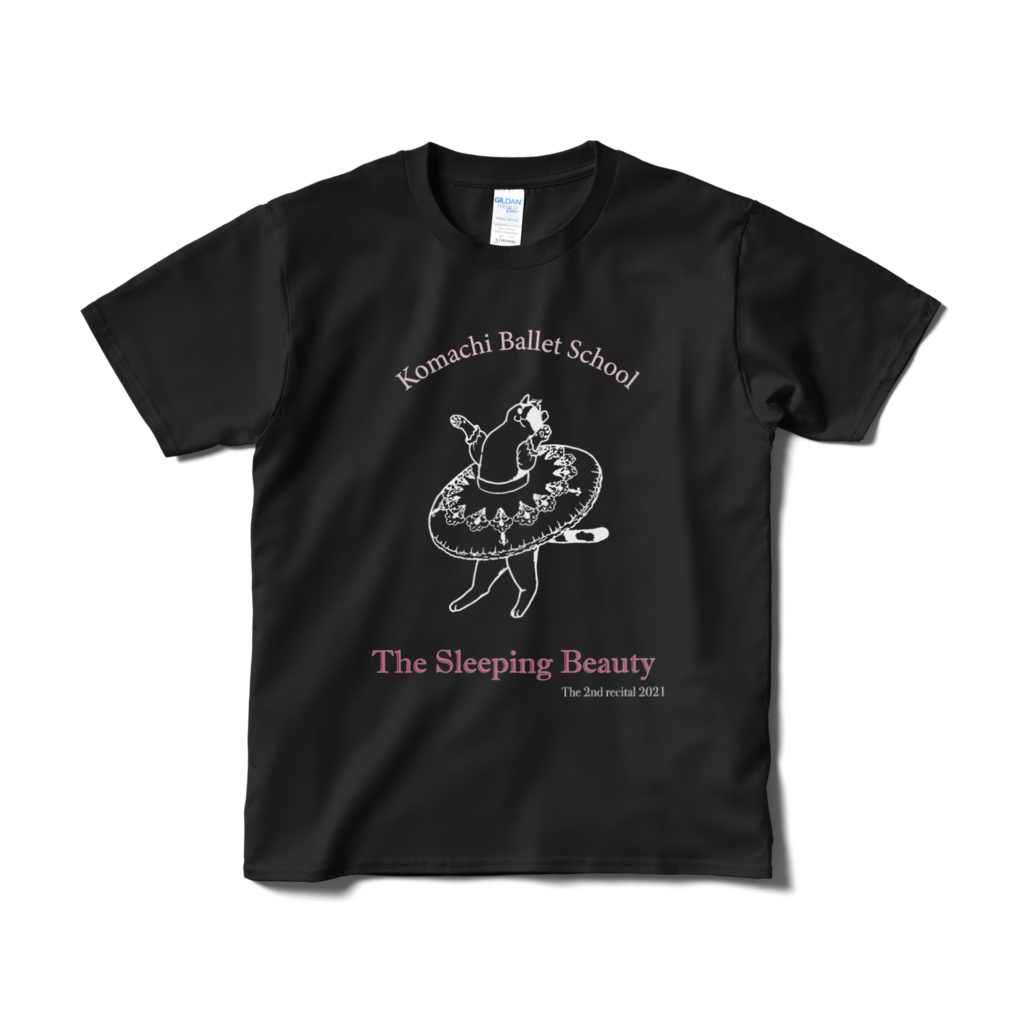 眠れる森の猫 Tシャツ オーロラ姫モデル